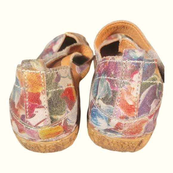 Josef Seibel Women's Floral Velcro Ankle Strap Rosalie 42 Handstitch EU 41 - Picture 7 of 9